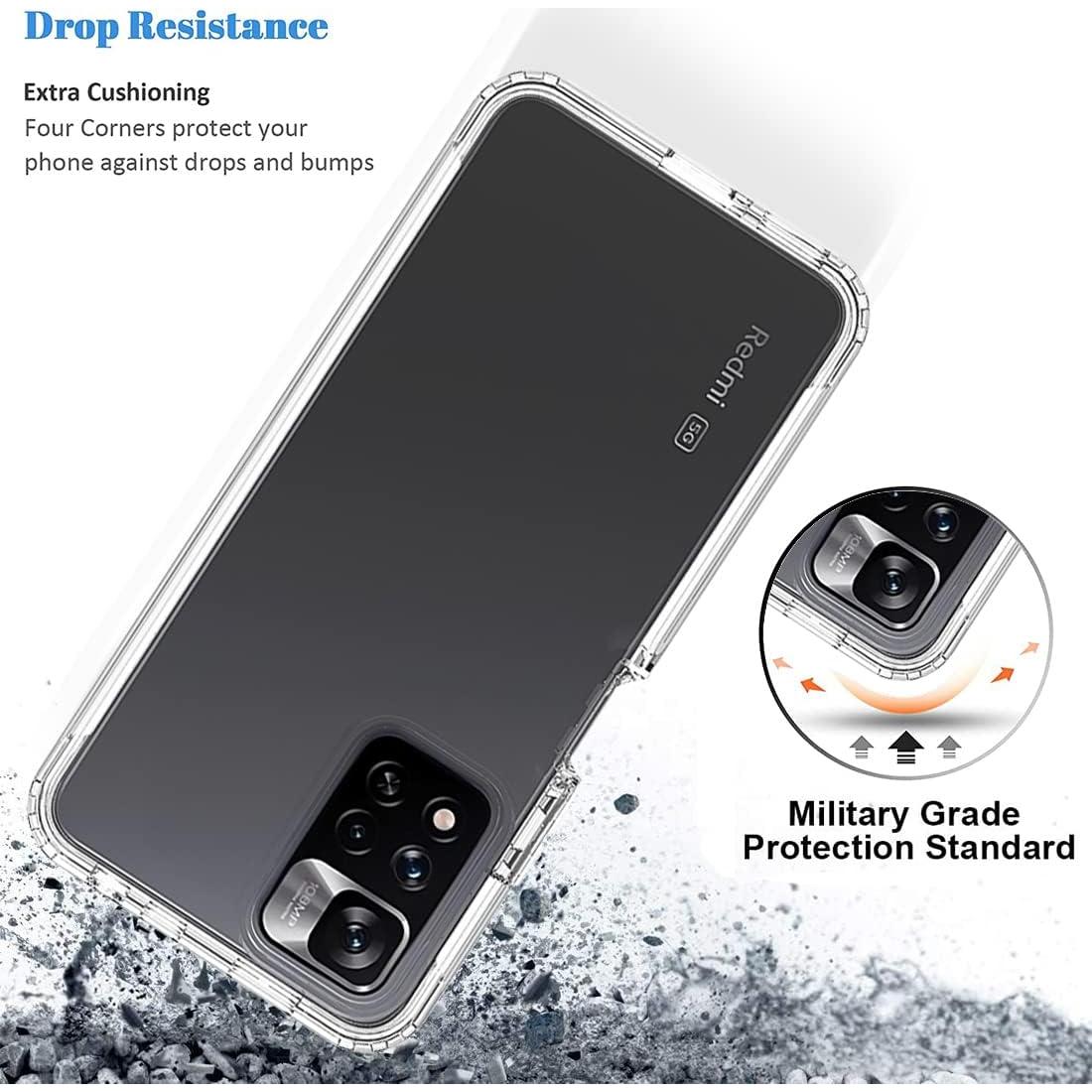 Funda Protectora para Xiaomi Redmi Note 11 Pro+ 5G con Vidrio Templado