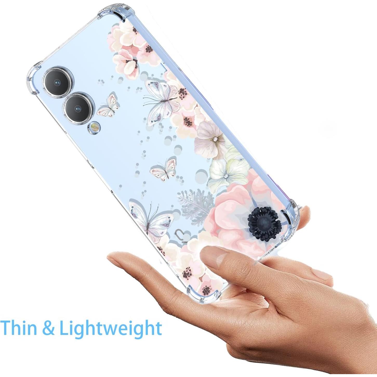 Funda Protectora Vivo Y17S/Y33T 4G/Y36 5G Floral Rosa