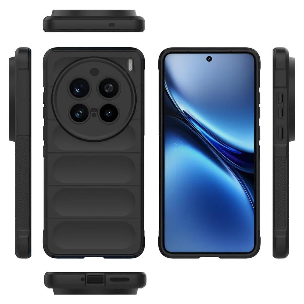 Funda TPU Negra para Vivo X200 Pro 5G - Elubugod