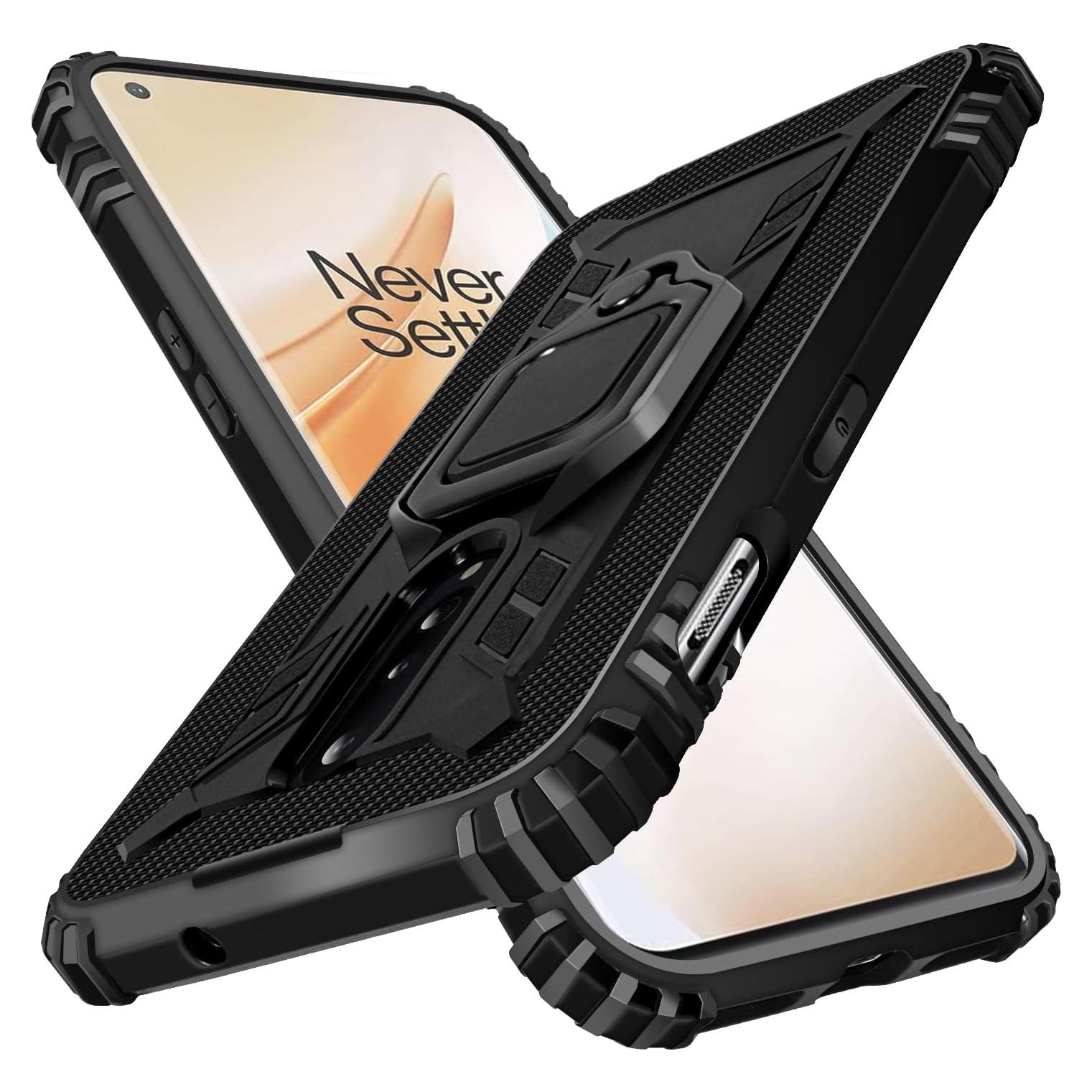 Funda protectora Shields Up para OnePlus 8 - Negra, Ultra delgada