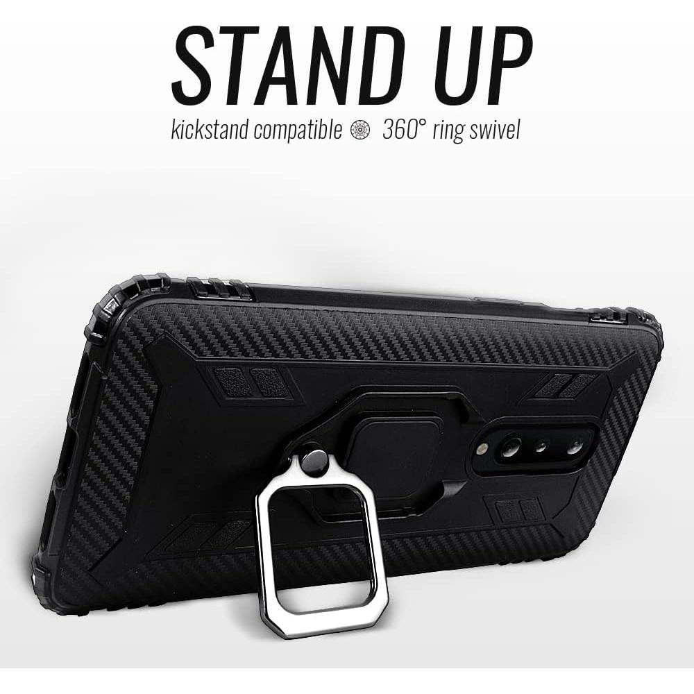Funda protectora Shields Up para OnePlus 8 - Negra, Ultra delgada