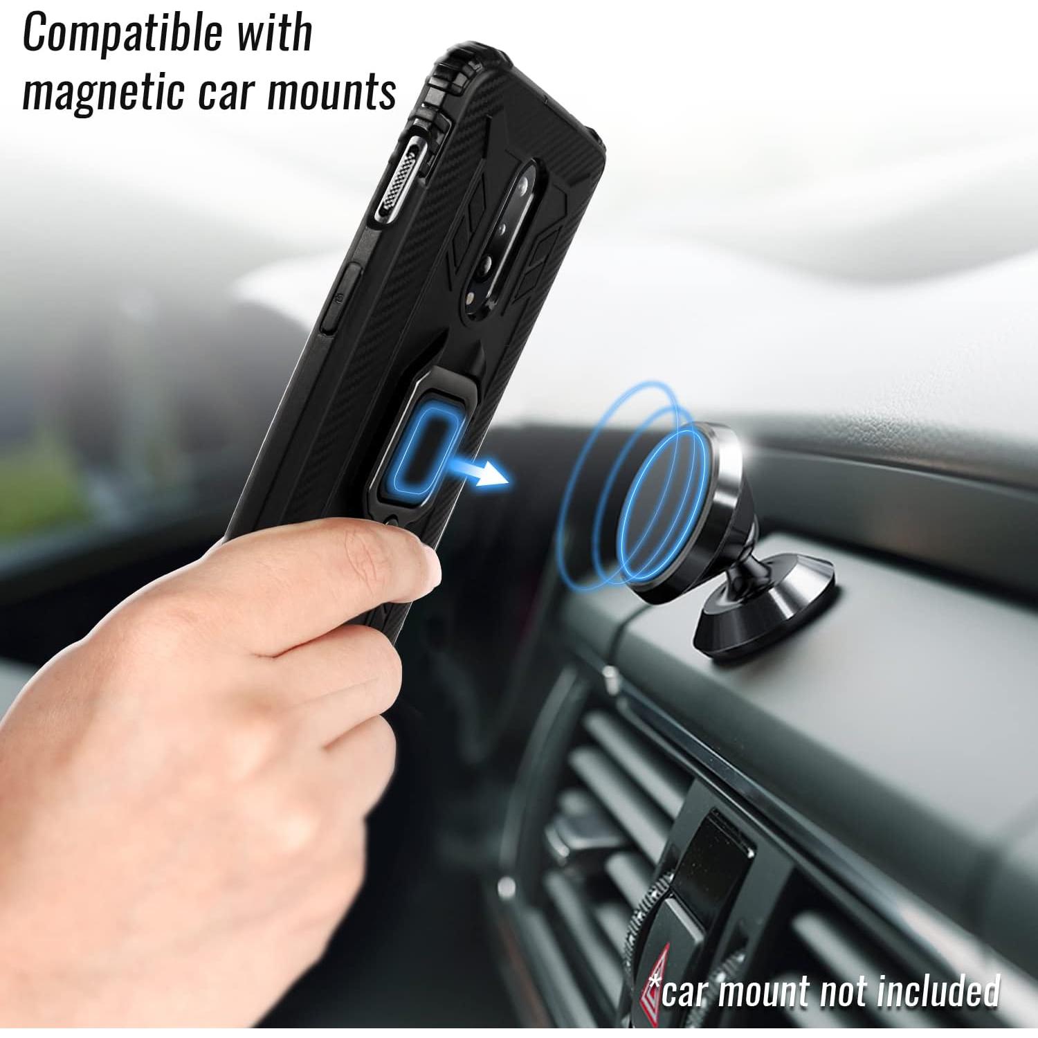 Funda protectora Shields Up para OnePlus 8 - Negra, Ultra delgada