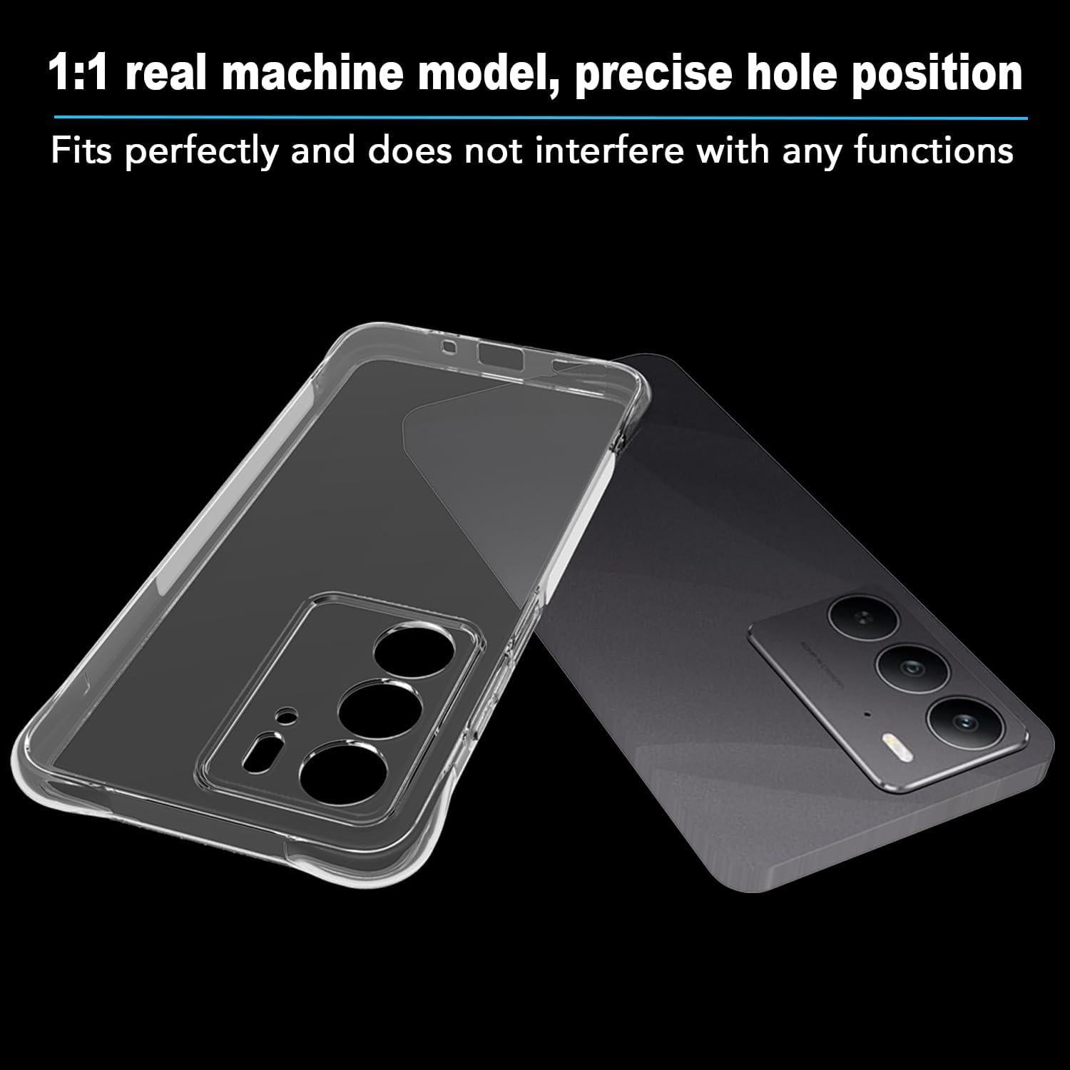 Funda TPU Transparente USTIYA para Realme C75 - Protección Militar