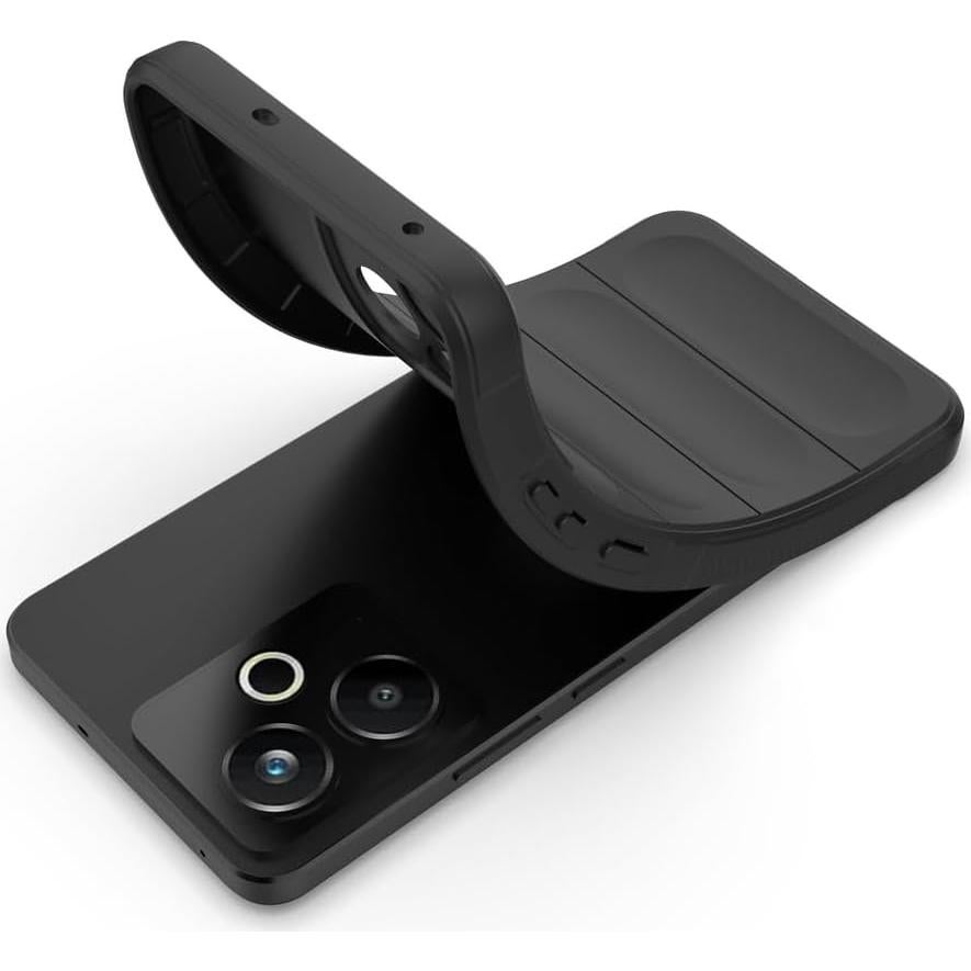 Funda TPU Silicona Negra para Realme 14T 5G y 14 5G