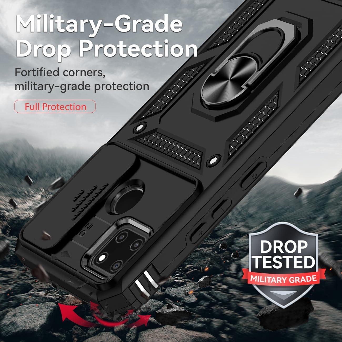 Funda para Realme C21Y/C25Y Tothedu con Soporte 360° y Protección