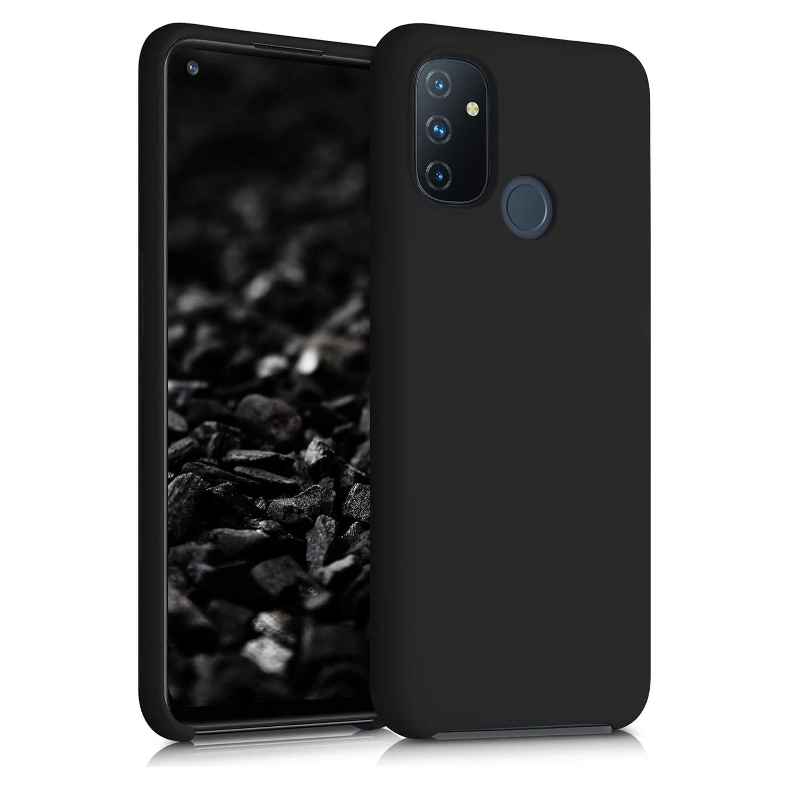 Funda de Silicona TPU kwmobile para OnePlus Nord N100 - Negro