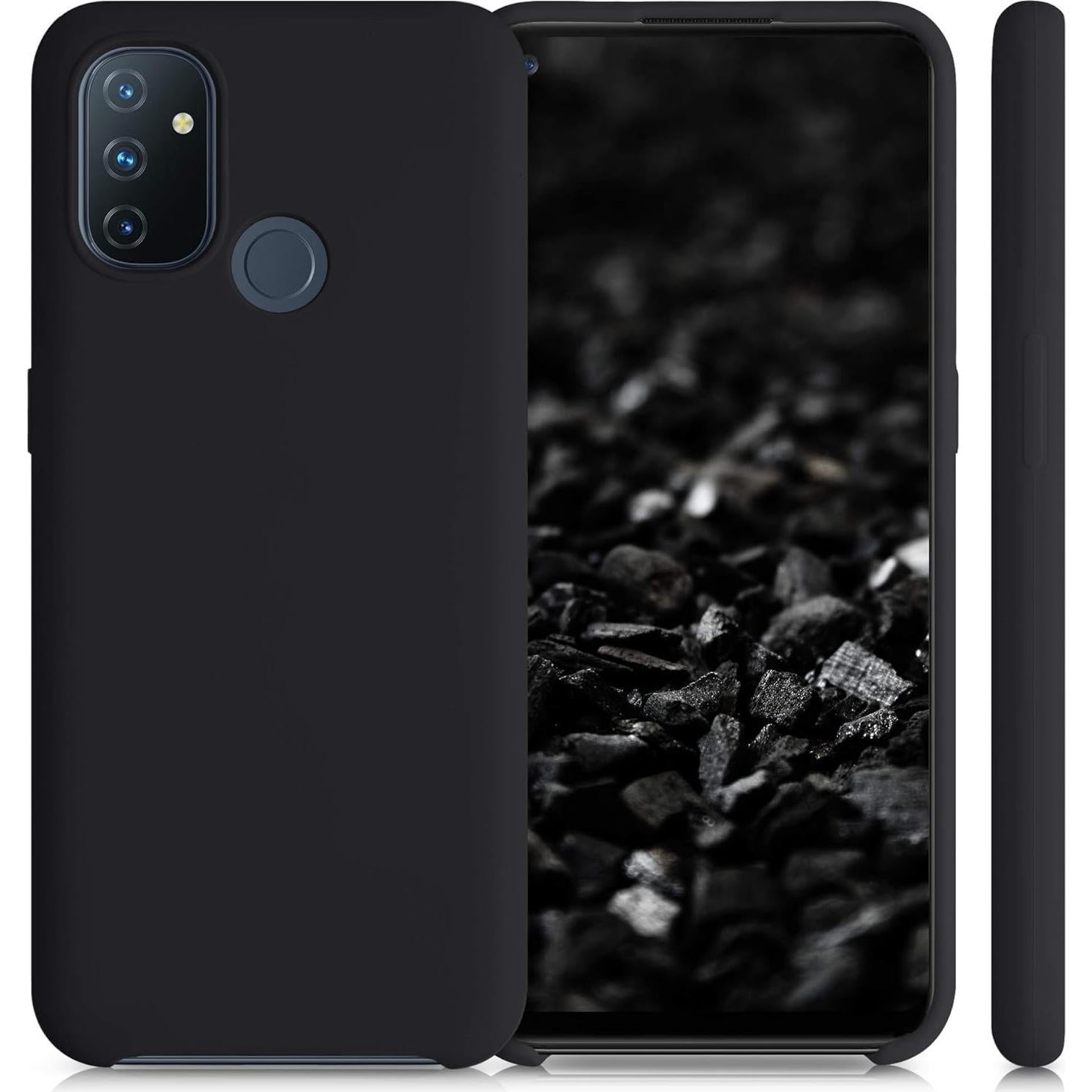 Funda de Silicona TPU kwmobile para OnePlus Nord N100 - Negro