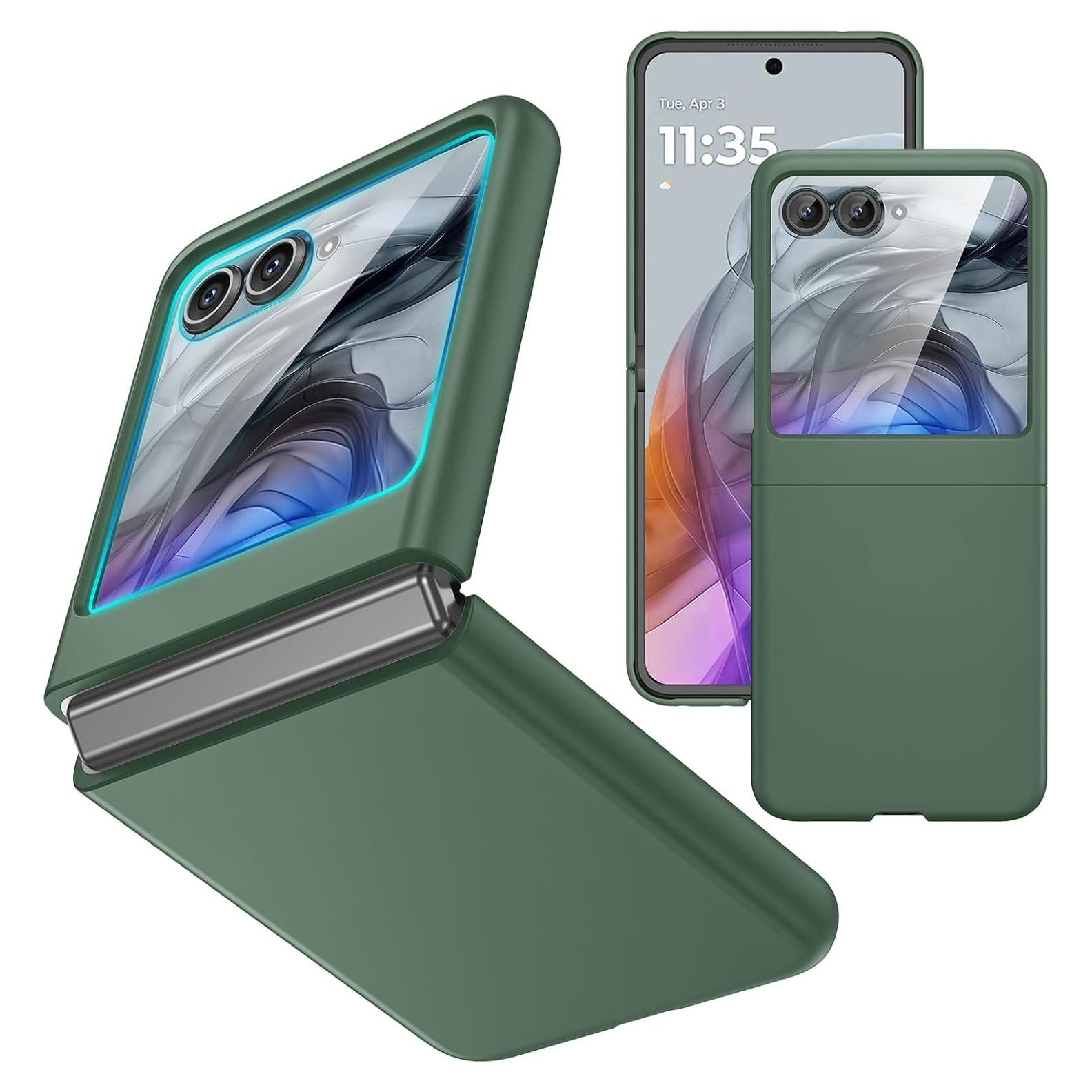 Funda Dura Ruky para Motorola Razr 2024/2025 con Protector