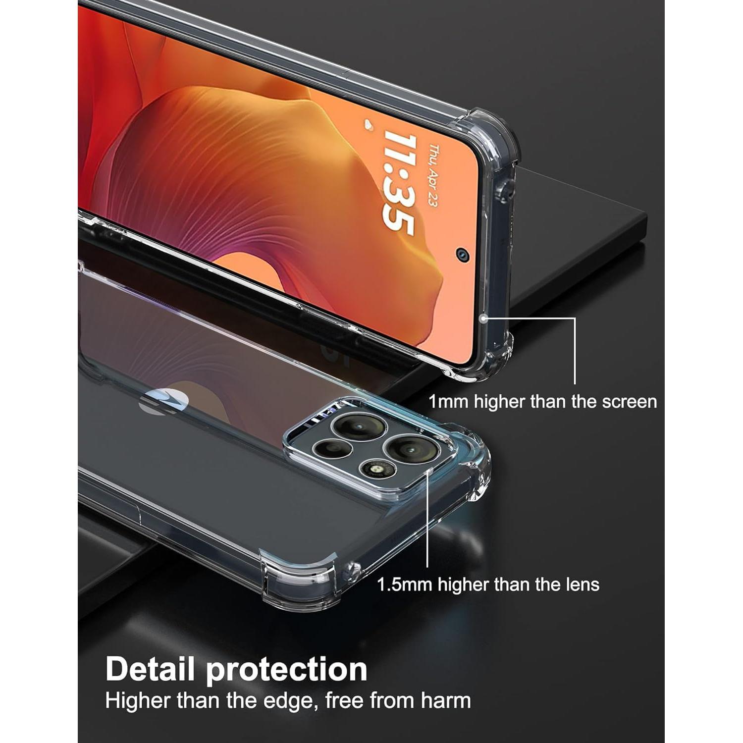 Funda TPU Transparente USTIYA para Motorola Moto G15 4G