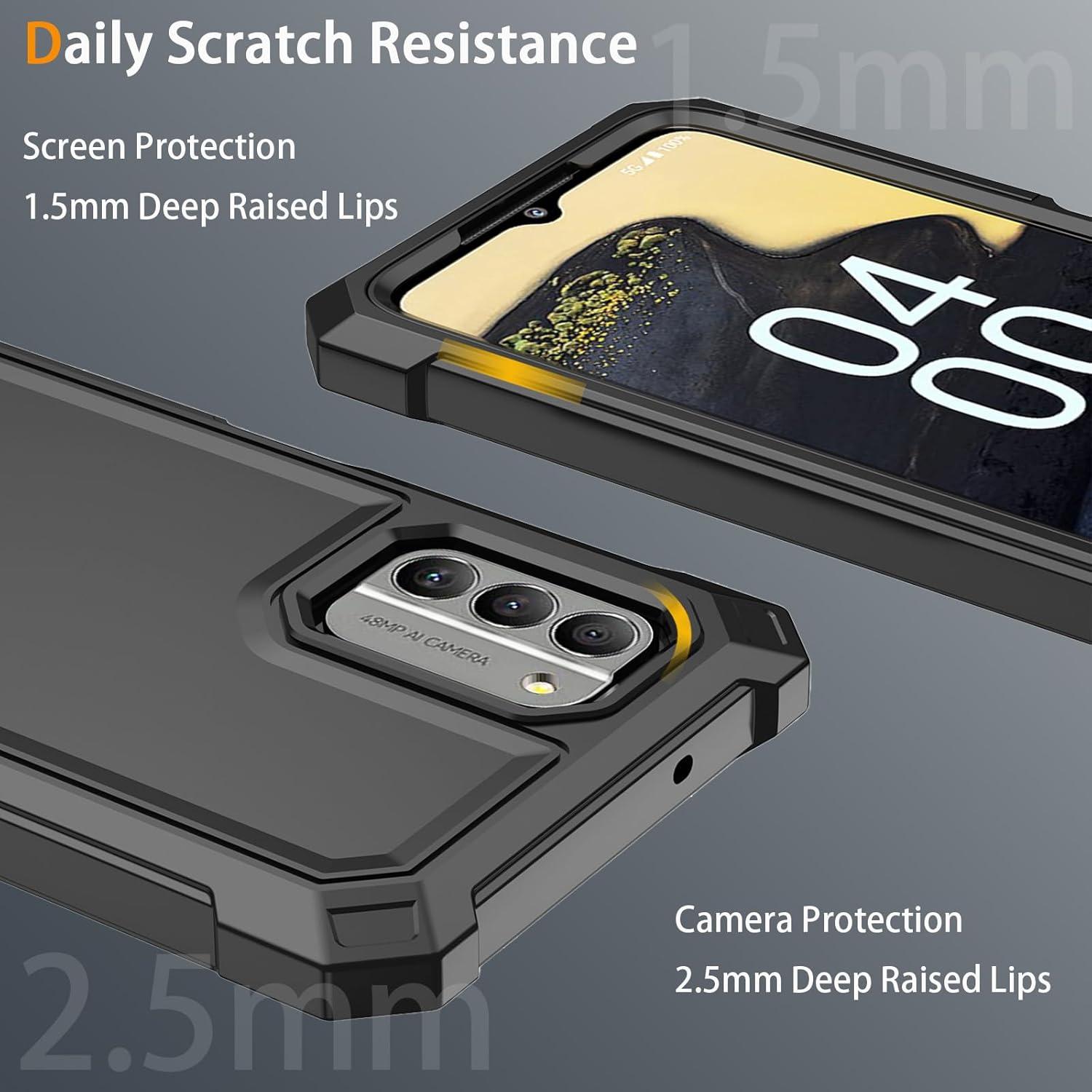 Funda para Nokia G310 5G con protector de pantalla vidrio templado