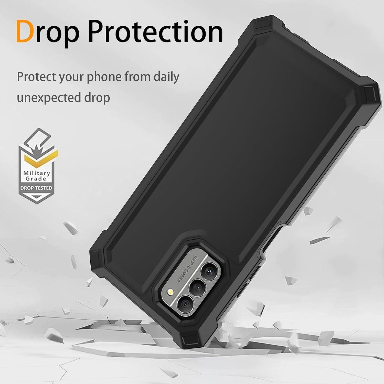 Funda para Nokia G310 5G con protector de pantalla vidrio templado