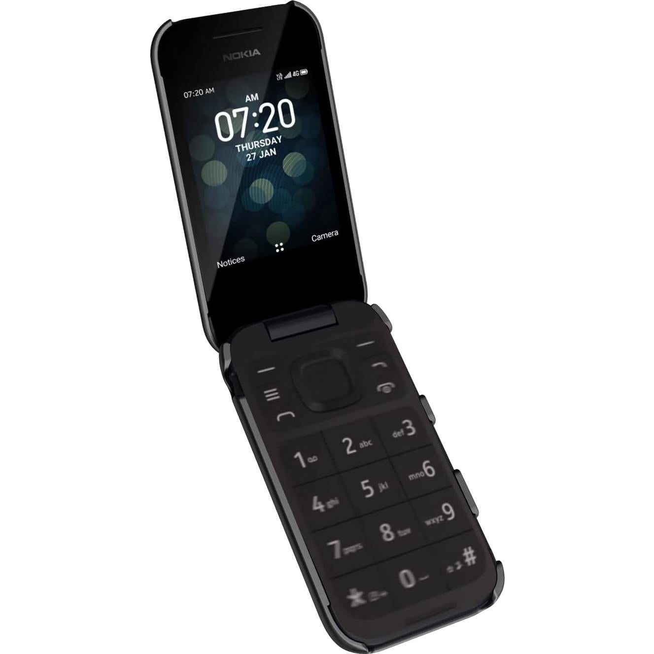 Funda Dura Nakedcellphone para Nokia 2760/2780 Plegable - Negro
