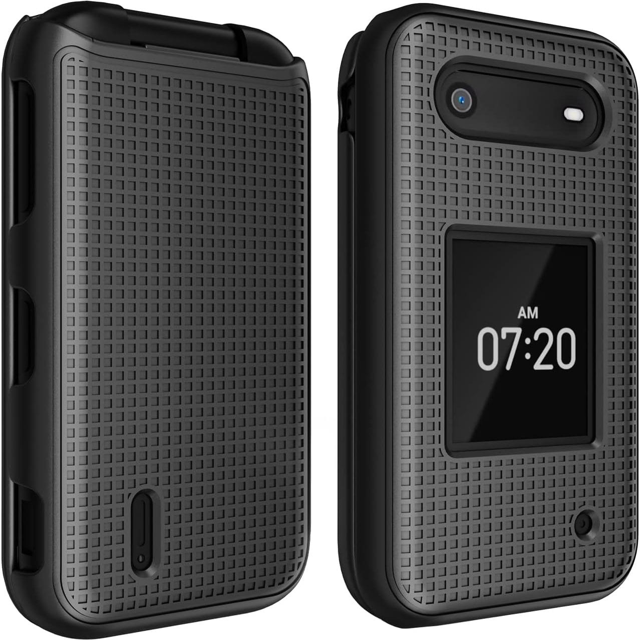 Funda Dura Nakedcellphone para Nokia 2760/2780 Plegable - Negro