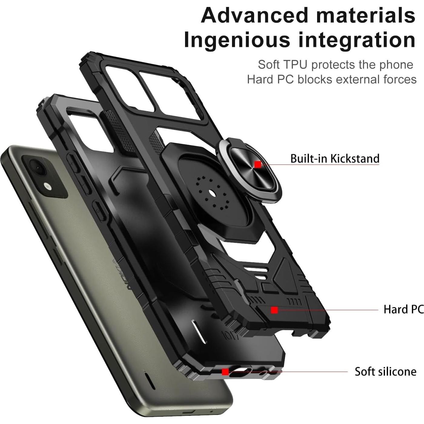 Funda TJS para Nokia C110 N156DL con Protector de Pantalla