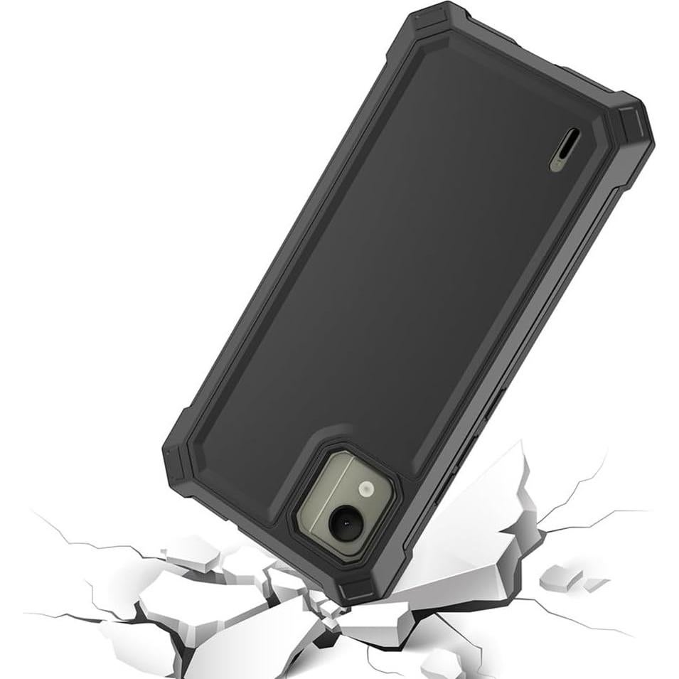 Funda para Nokia C110 con protector de pantalla negra