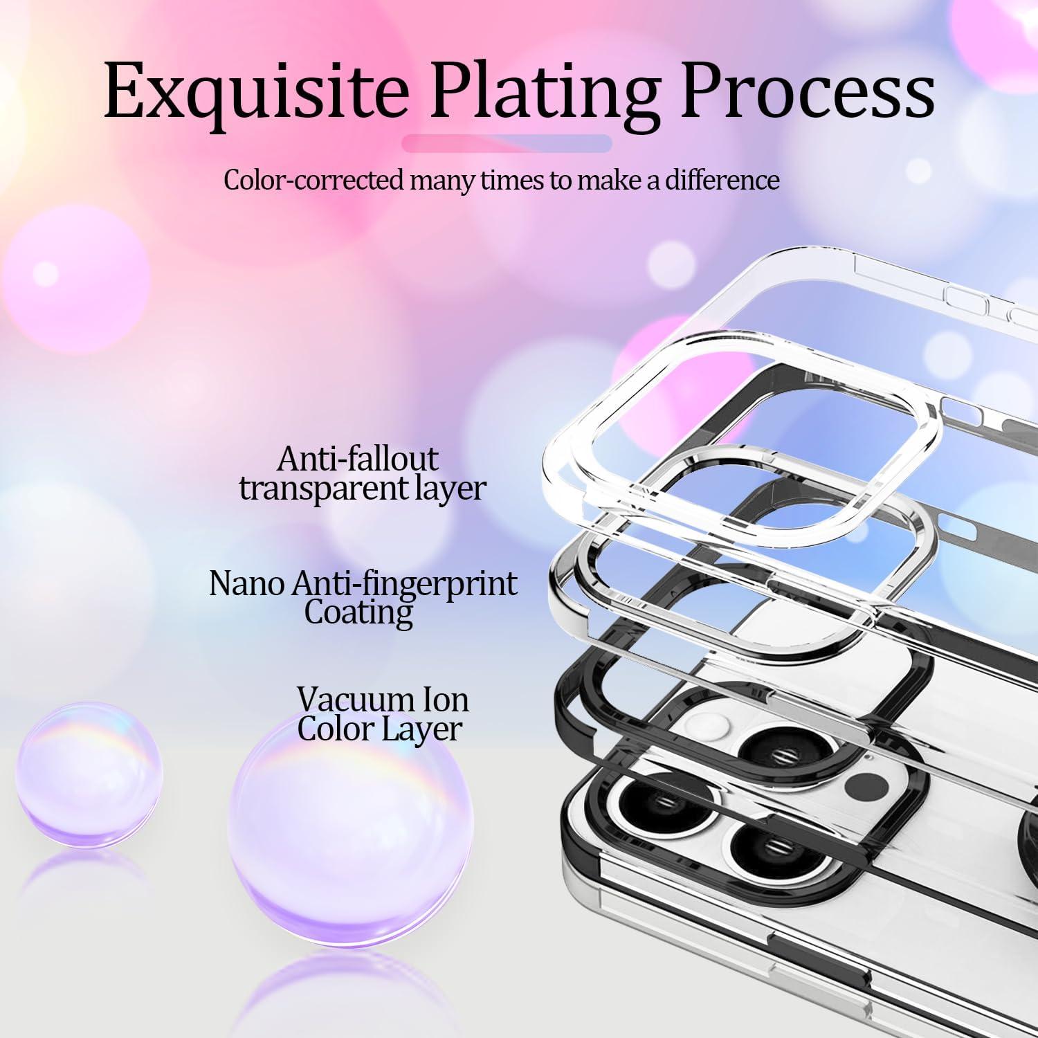 Funda Protectora Sony Xperia 1 V Wousunly Negra con Soporte