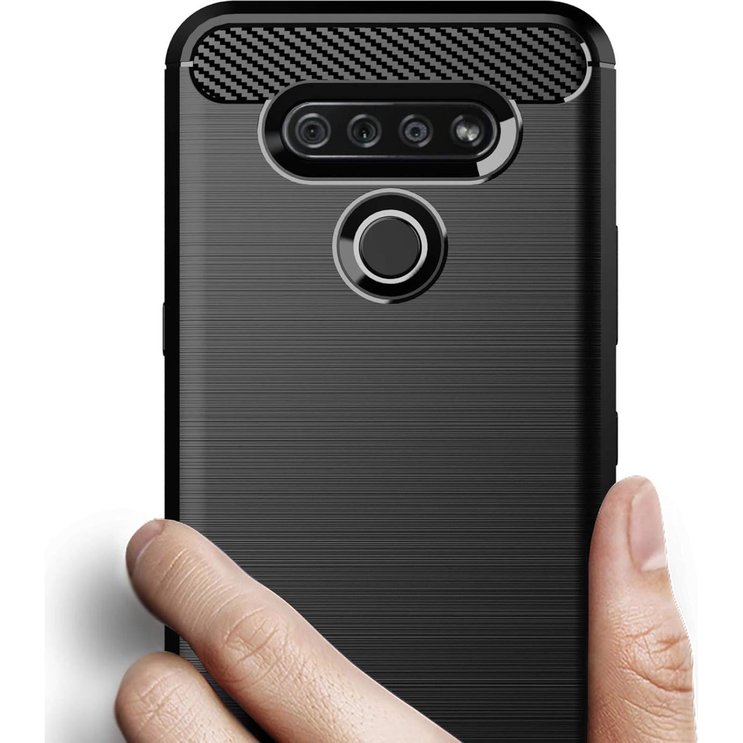 Funda Protectora Osophter para LG K51, Reflect y Q51 - Negro