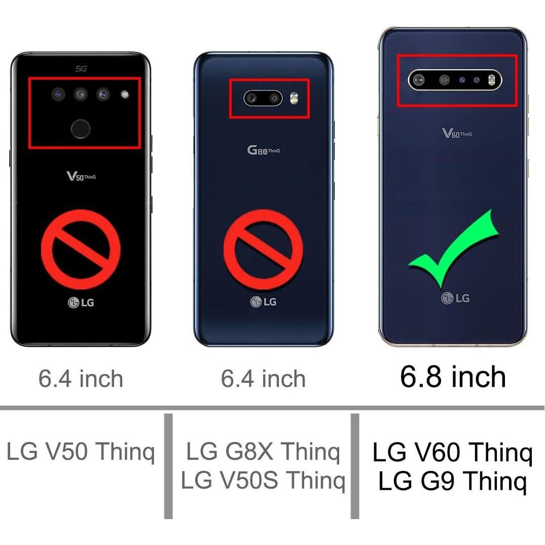 Funda Osophter para LG V60 ThinQ - TPU Flexible Rojo