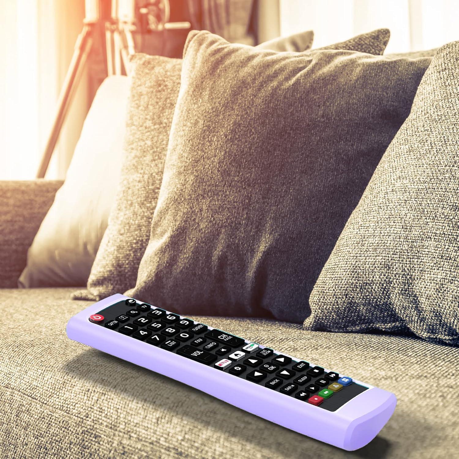 Paquete de 2 fundas de silicona para control remoto LG AKB75095307