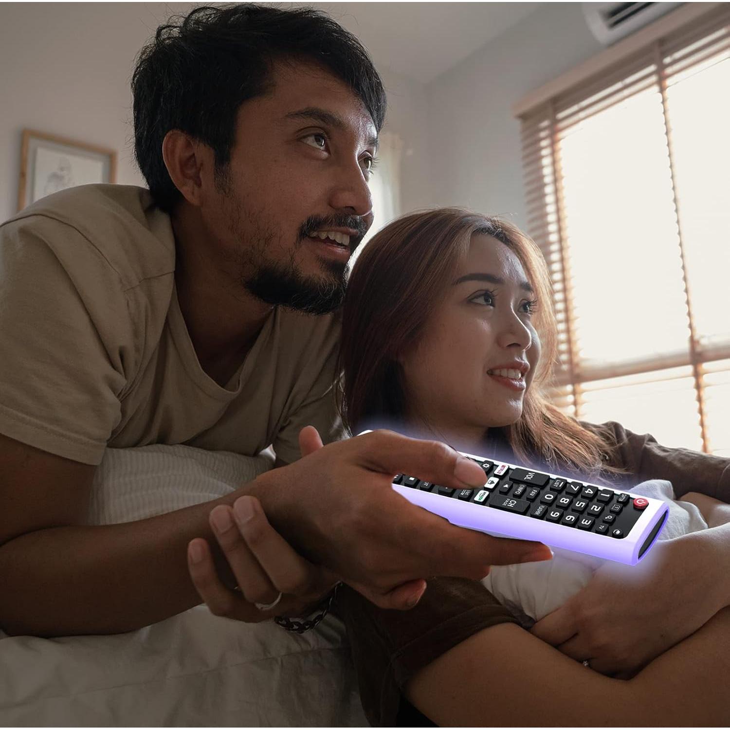 Paquete de 2 fundas de silicona para control remoto LG AKB75095307