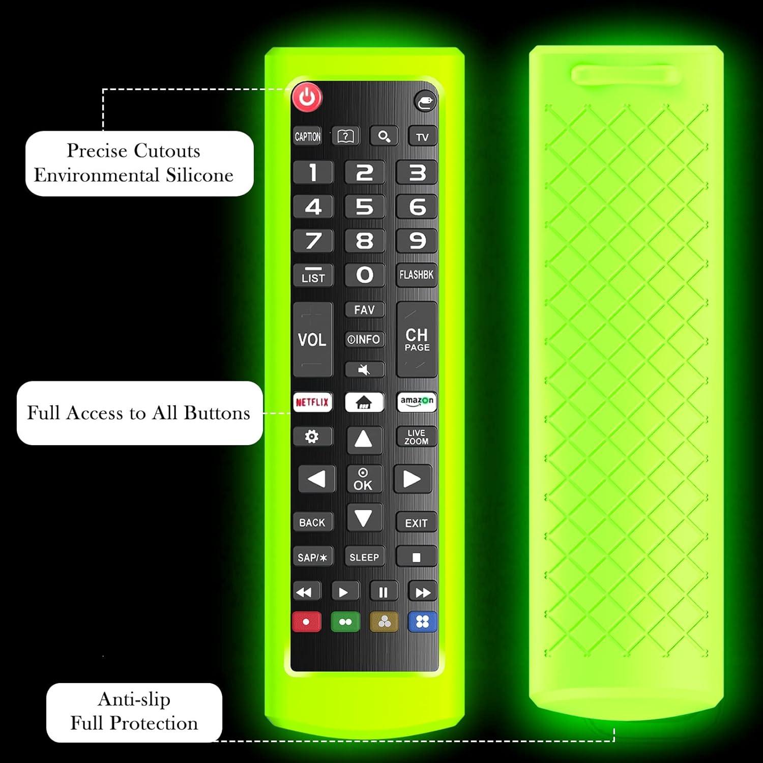 Paquete de 3 fundas de silicona para control remoto LG AKB75095307