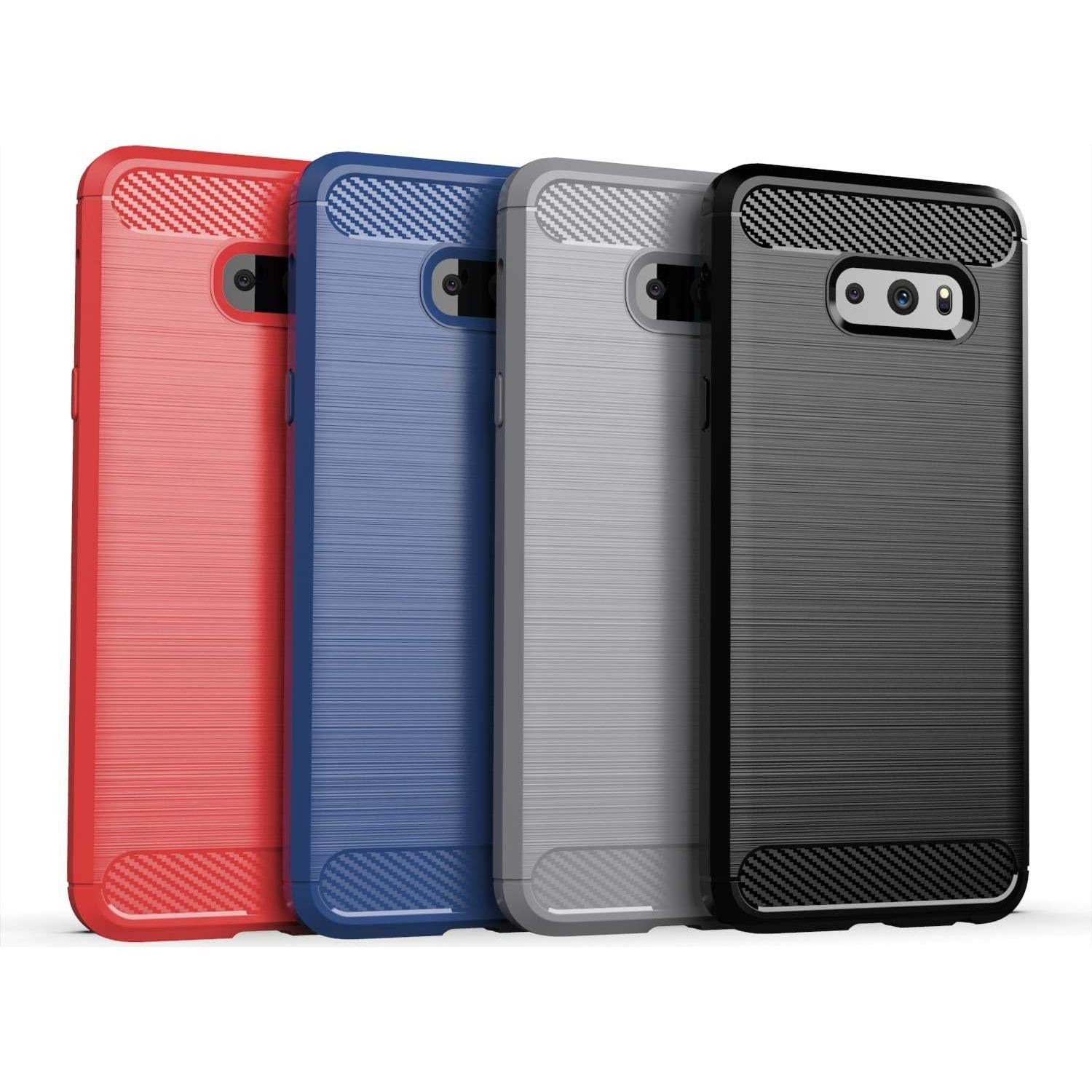 Funda Osophter para LG G8X Thinq y V50S Thinq - TPU Negro
