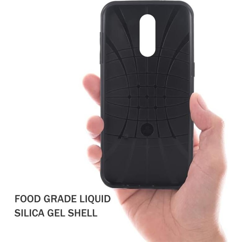 Funda Bumper ELISORLI para LG Stylo 4 - Resistente y Antideslizante