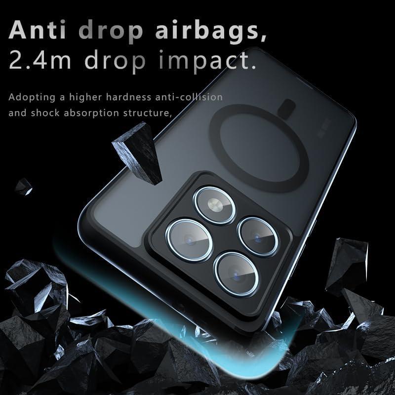 Funda Inteligente Antichoque Kukoufey para Honor 200 Negra