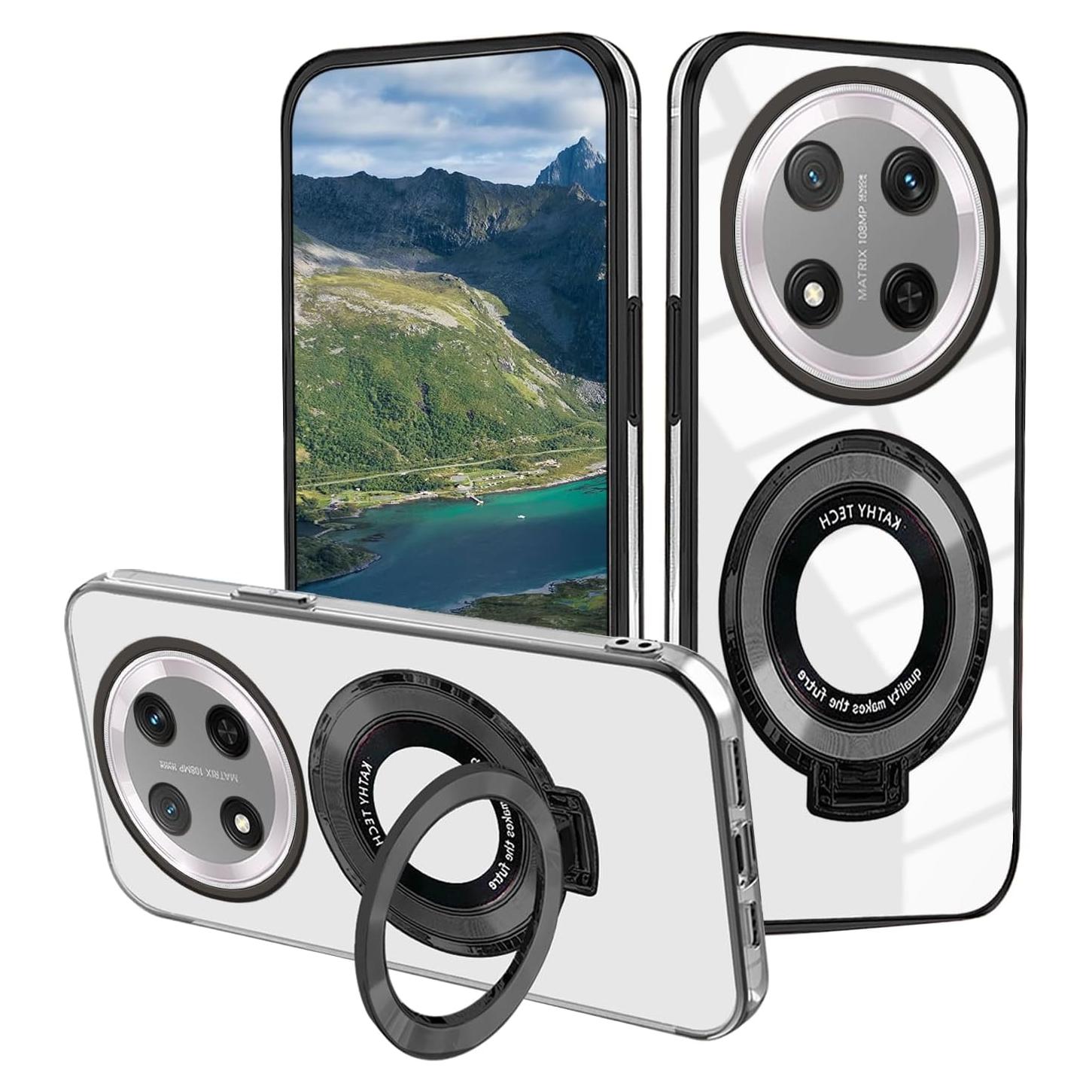 Funda Protectora Silicona Honor Magic 7 Lite - Wousunly Negra