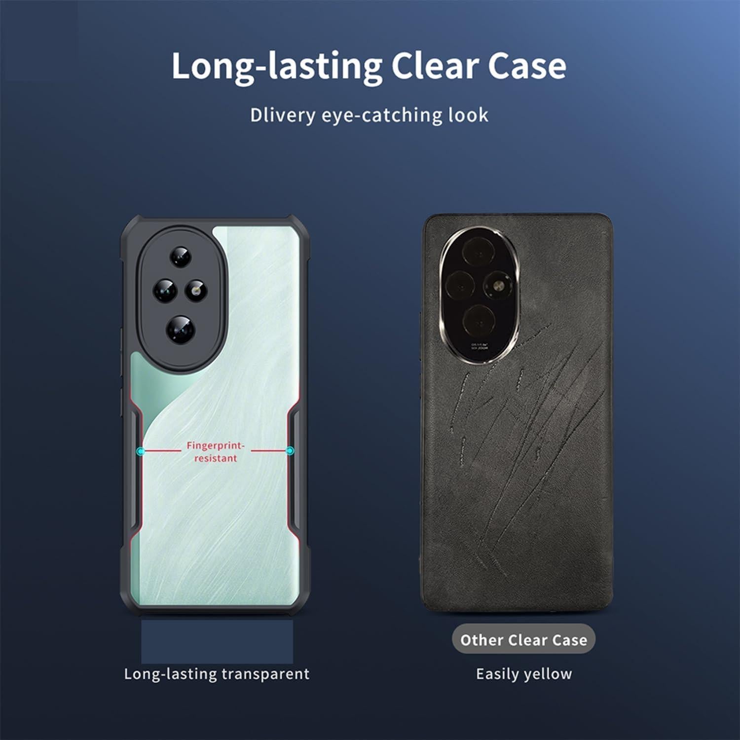 Funda Honor Magic 7 Lite TPU Translúcida Grado Militar JOYGO