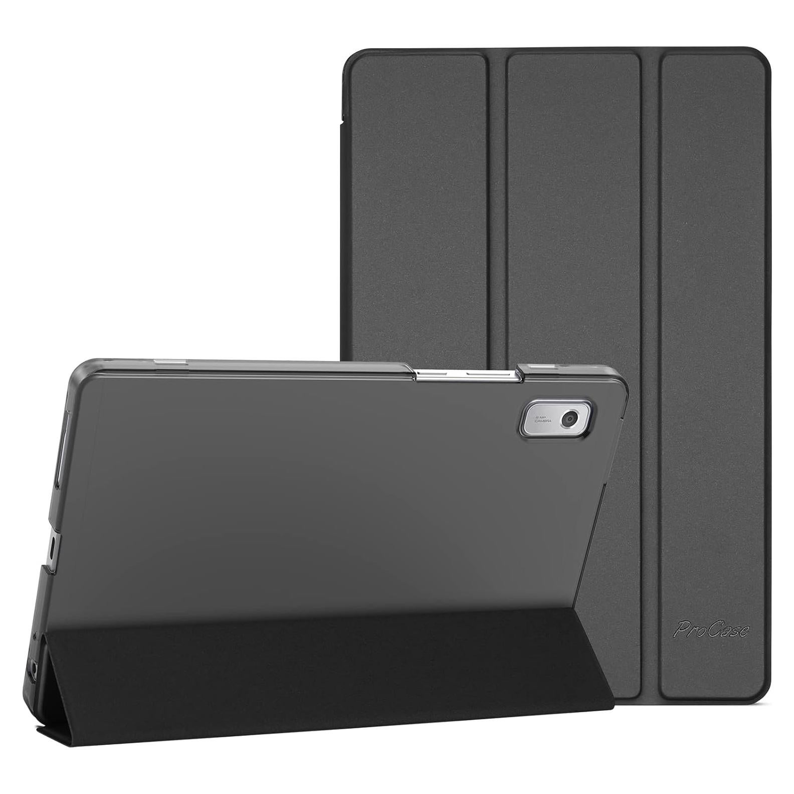 Funda ProCase para Lenovo Tab M9 9" 2023 - Negro, Delgado