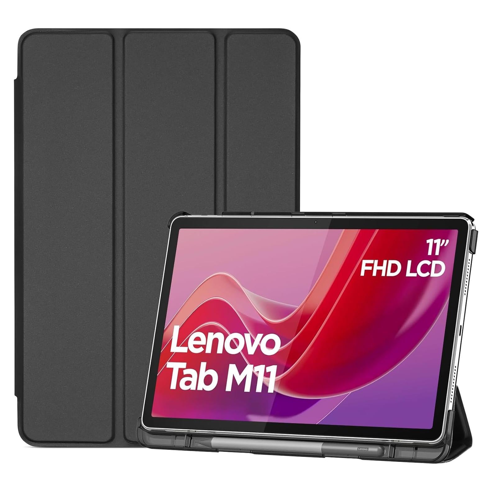 Funda ProCase para Lenovo Tab M11/K11 LTE 11" 2024 - Negro