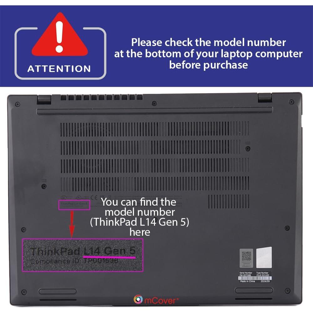 mCover Funda Rosa para Lenovo ThinkPad L14 Gen 5 14" 2024-2025