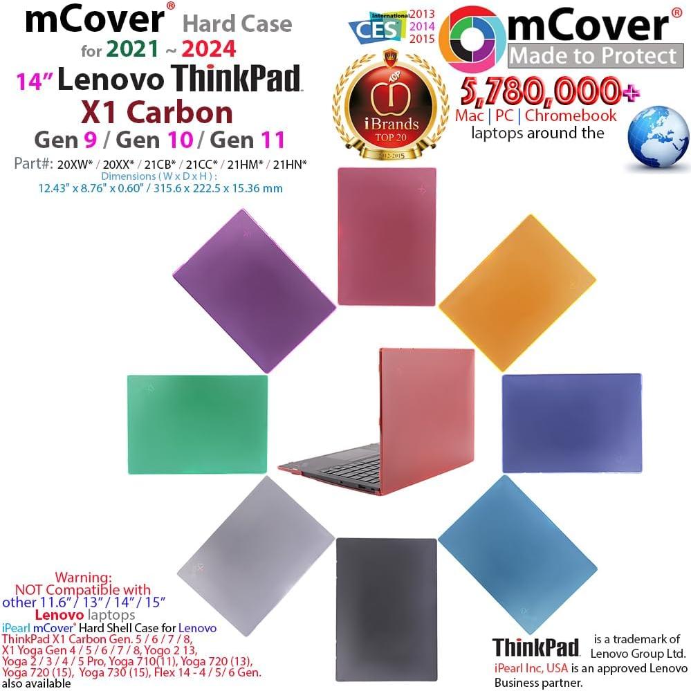 Funda mCover Aqua para Lenovo ThinkPad X1 Carbon 14" 2021-2024