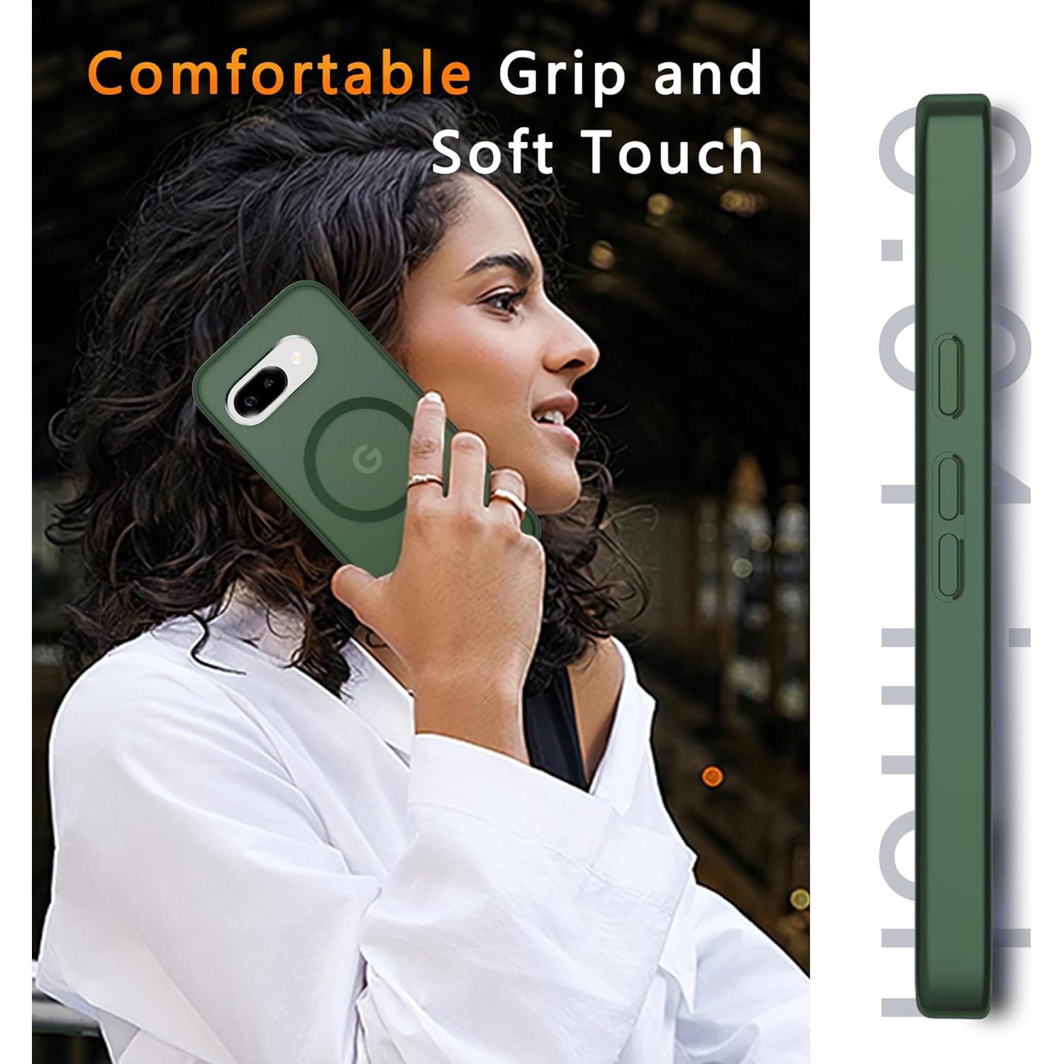 Funda LATVIN para Google Pixel 9a con Protector de Pantalla