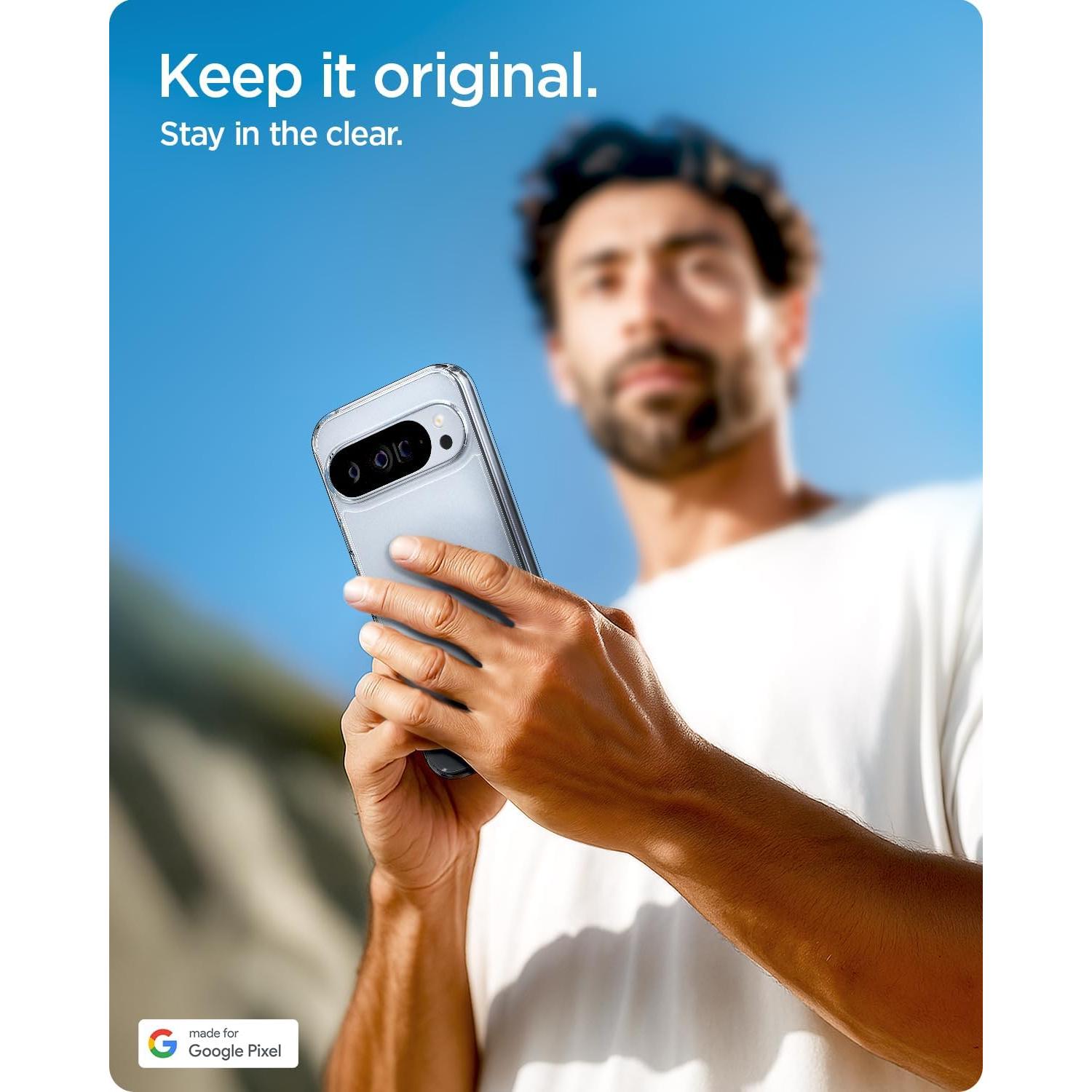 Funda Ultra Híbrida Spigen para Google Pixel 10 Pro XL - Transparente