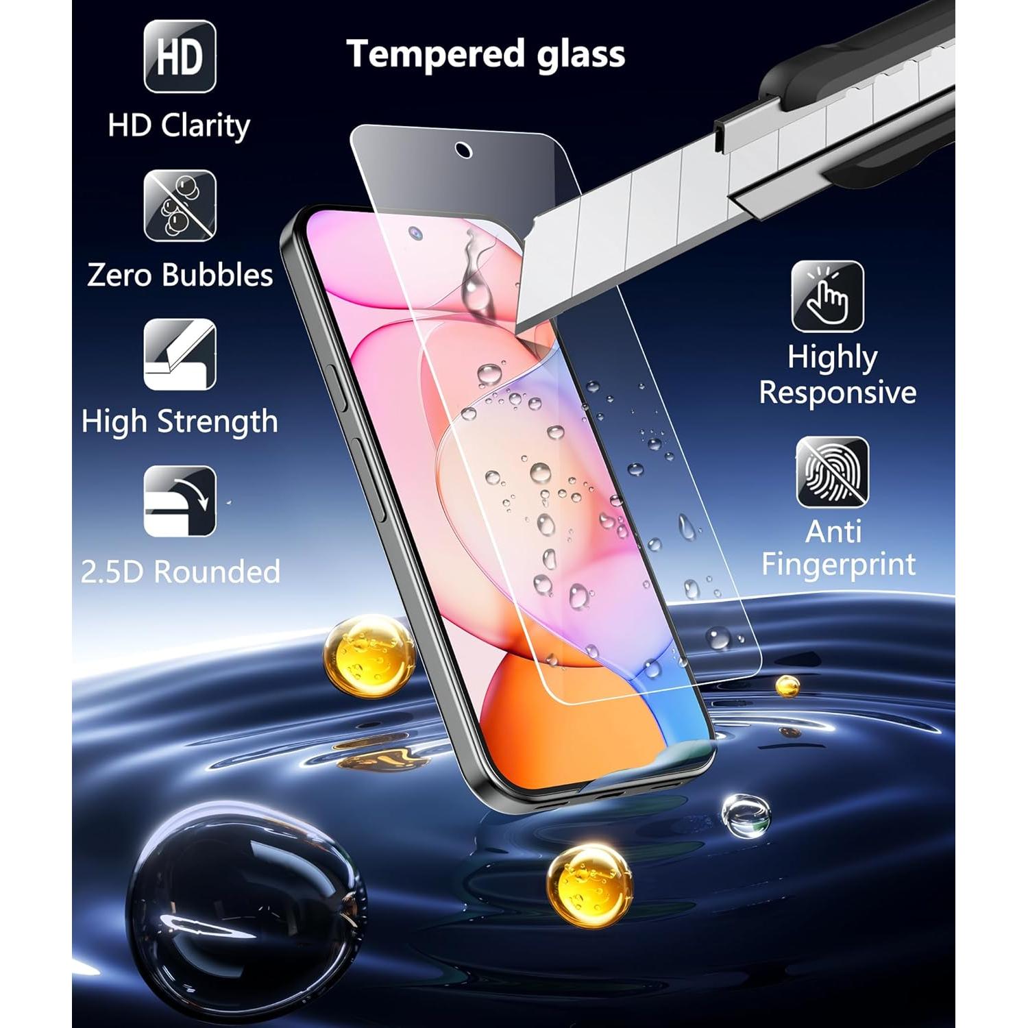 Funda Google Pixel 10/10 Pro TPU Transparente + Protector Vidrio