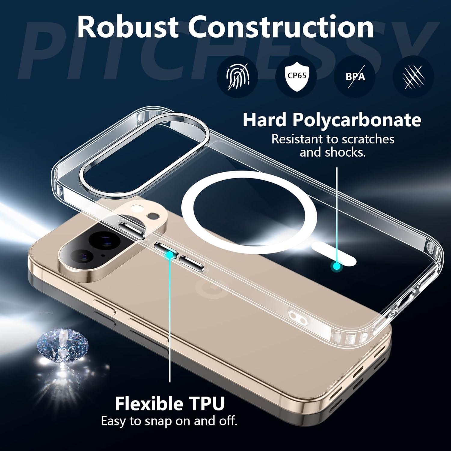 Funda Transparente PITCHESSY para Google Pixel 10 Pro XL 2025