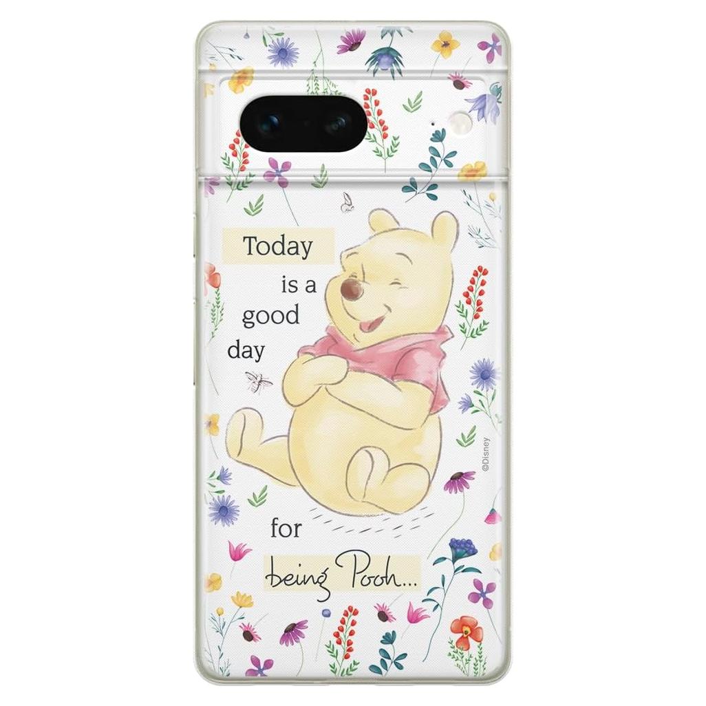 Funda TPU ERT GROUP para Google Pixel 7 Disney Winnie Pooh