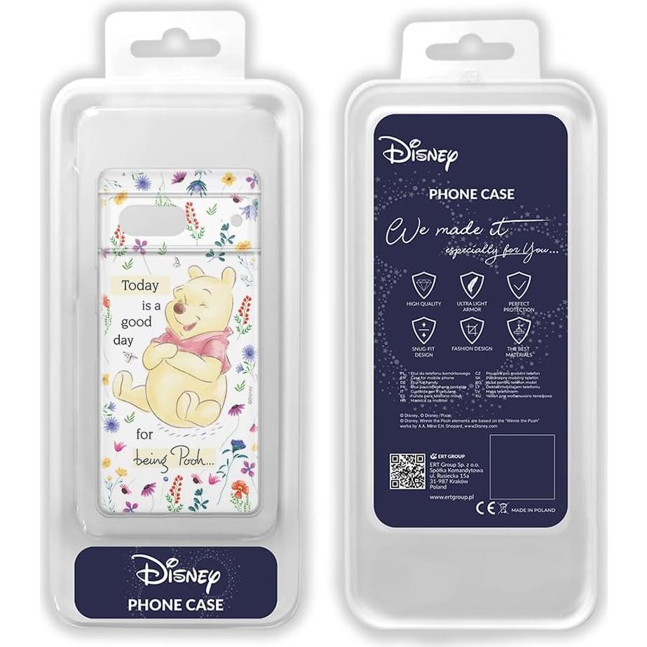 Funda TPU ERT GROUP para Google Pixel 7 Disney Winnie Pooh