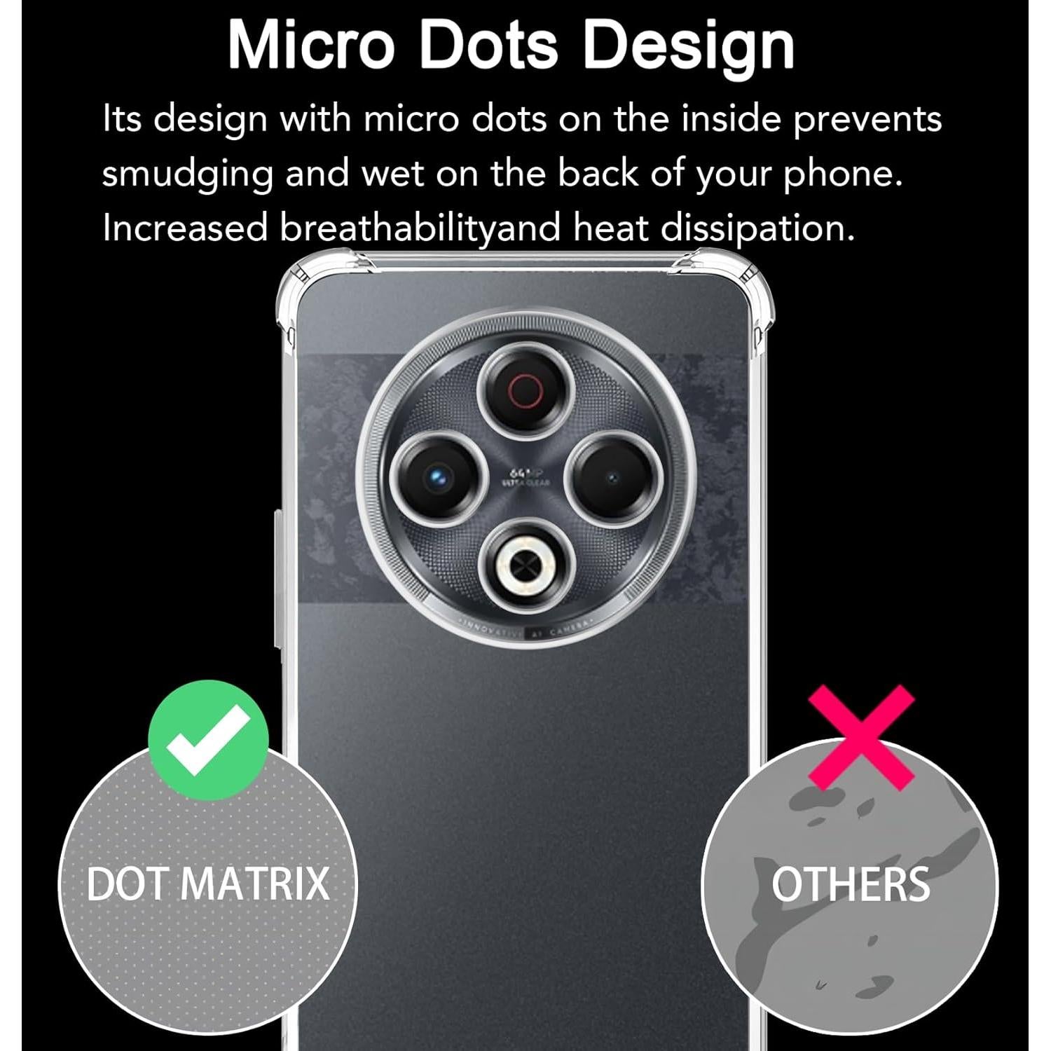 Funda TPU Transparente USTIYA para Tecno Spark 30 - Protección Militar