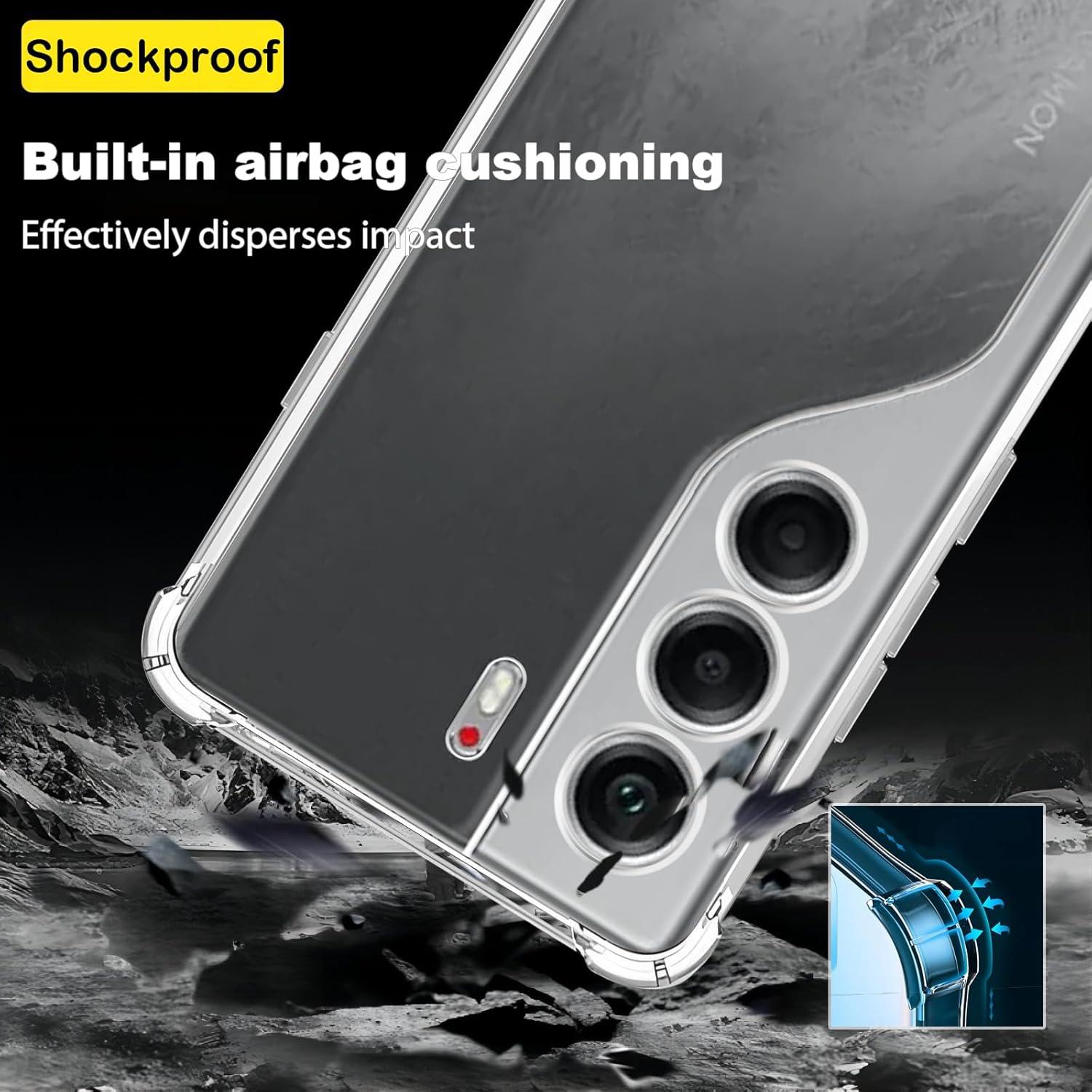 Funda TPU Transparente USTIYA para Tecno CAMON 40 - Protección Militar