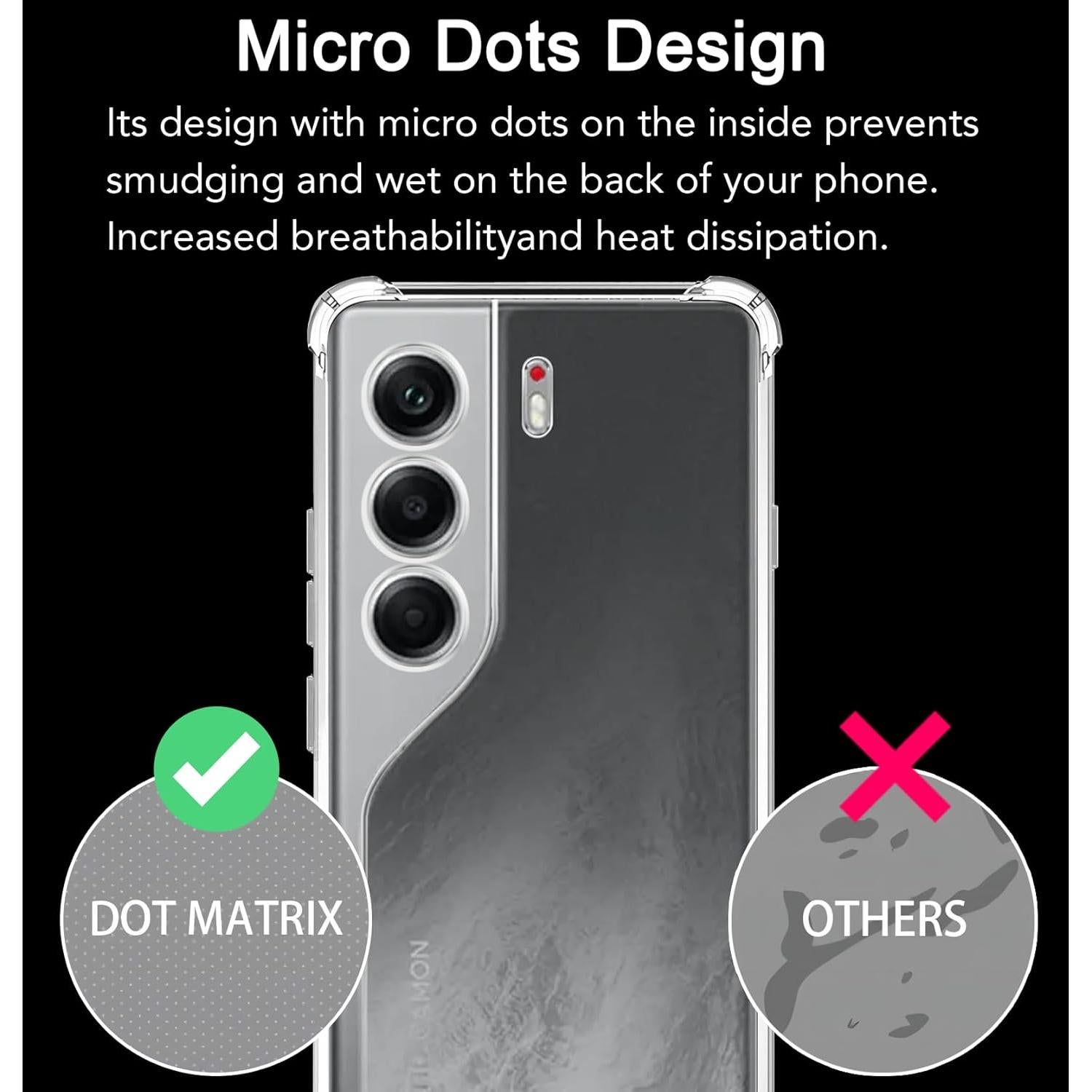 Funda TPU Transparente USTIYA para Tecno CAMON 40 - Protección Militar