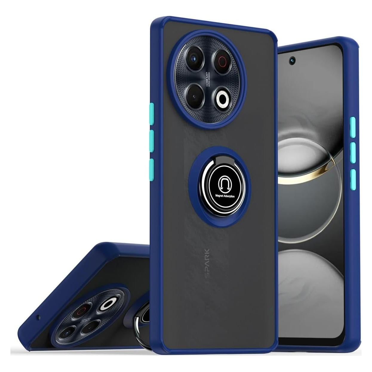 Funda QUIETIP para Tecno Spark 30 Pro con Soporte y Protector