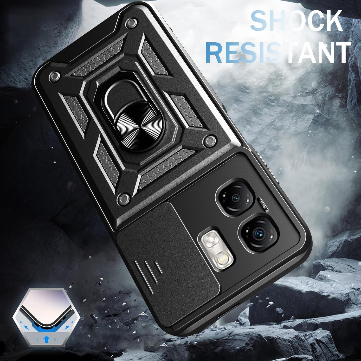 Funda Protectora Kukoufey Rosa para Infinix Smart 9 con Tapa Deslizante