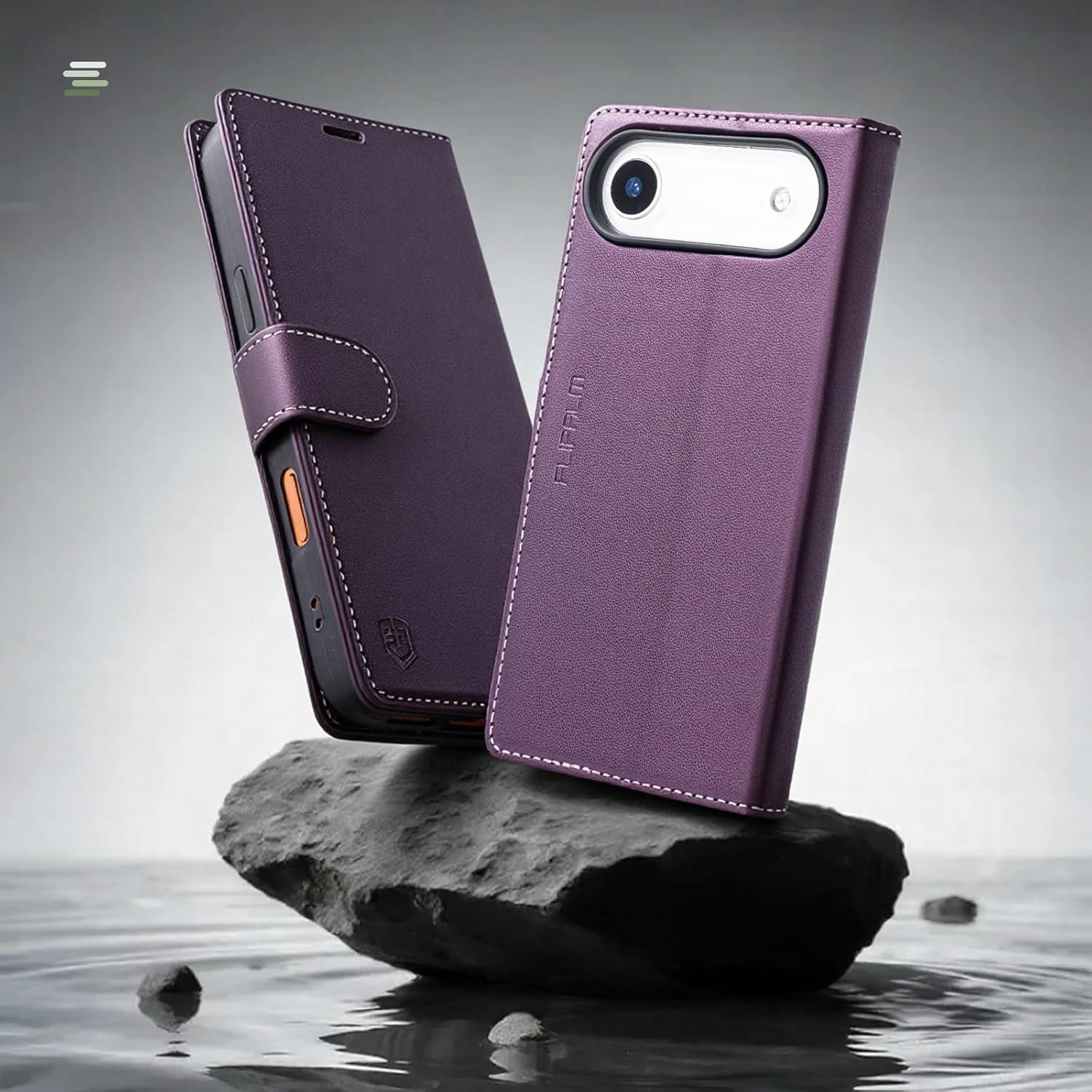 Funda billetera FLIPALM para iPhone 17 Air - Púrpura