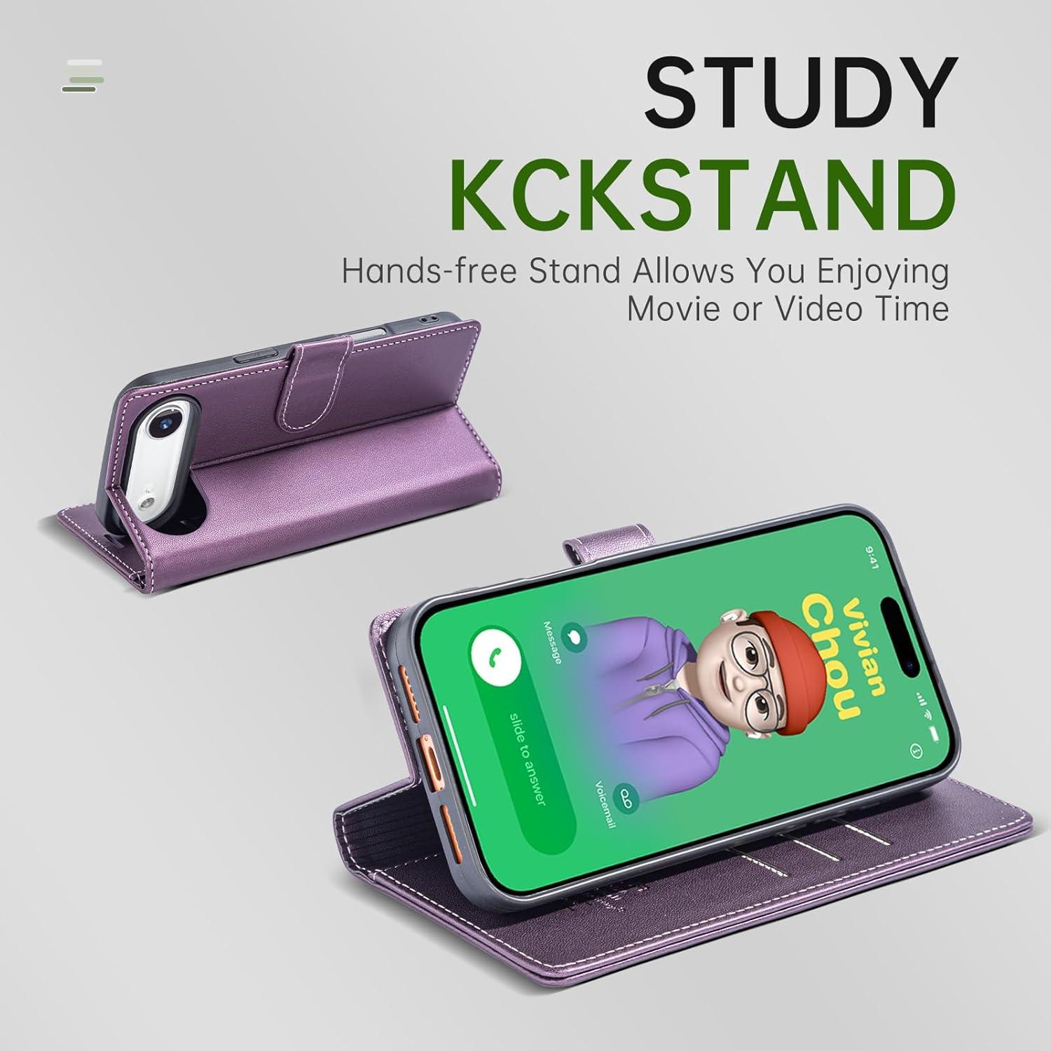 Funda billetera FLIPALM para iPhone 17 Air - Púrpura