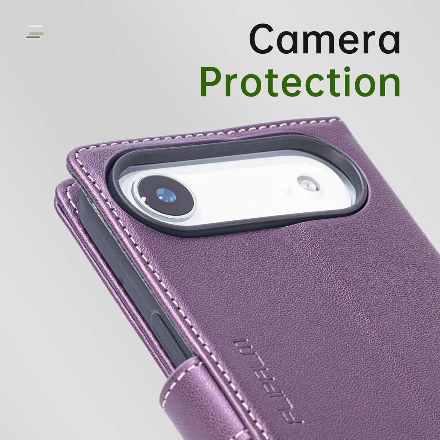 Funda billetera FLIPALM para iPhone 17 Air - Púrpura