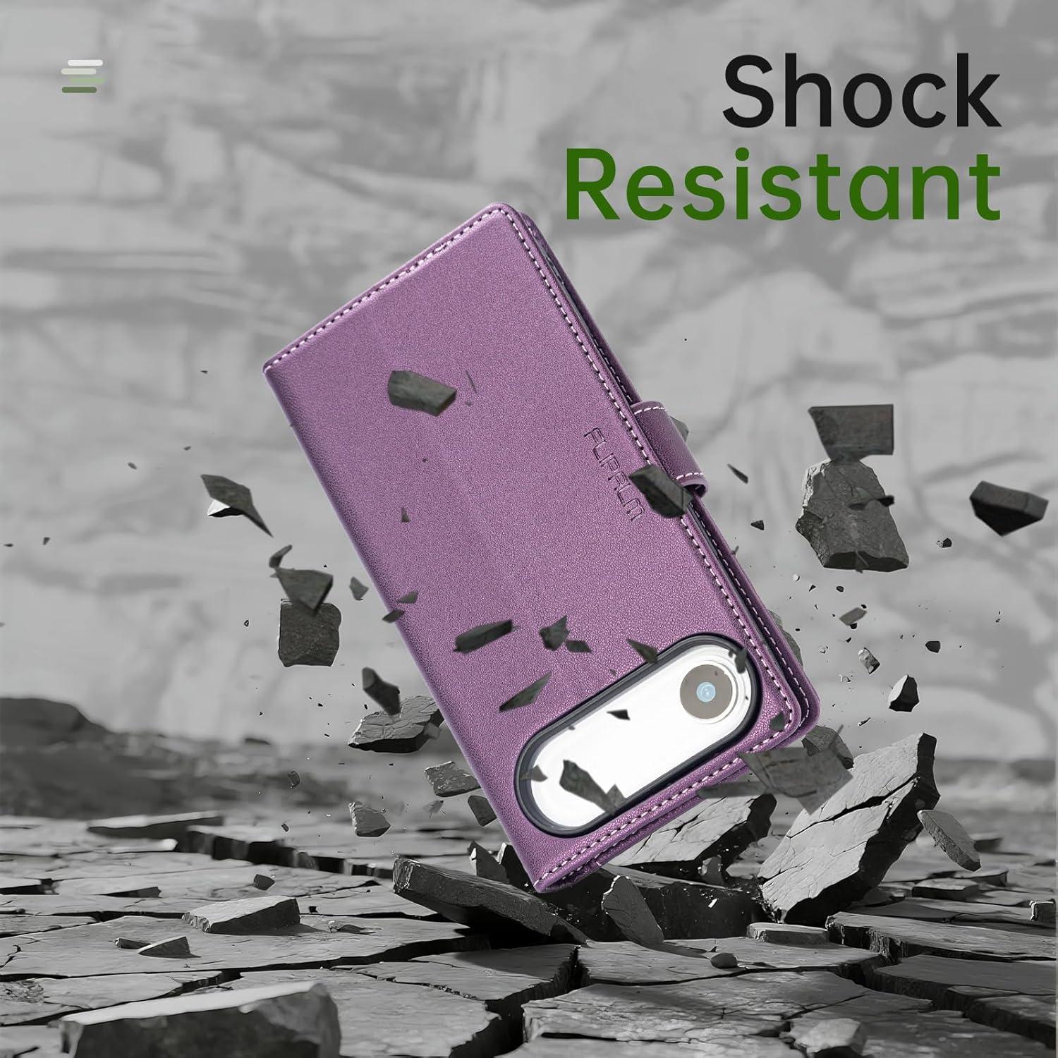 Funda billetera FLIPALM para iPhone 17 Air - Púrpura