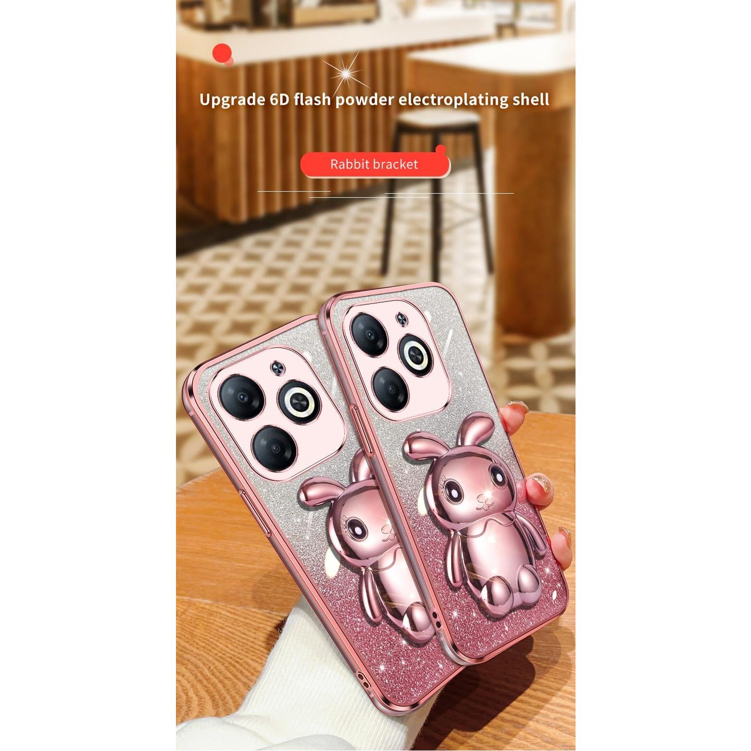 Funda de Silicona TPU Infinix Smart 8/Tecno Spark Go 2024 Púrpura